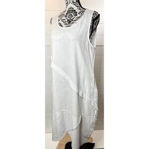 ANTHROPOLOGIE YIPINYICHU Dress Barrel Lagenlook Artsy Gypsy Boho Med Coastal